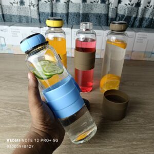 Sports Glass Water Bottle