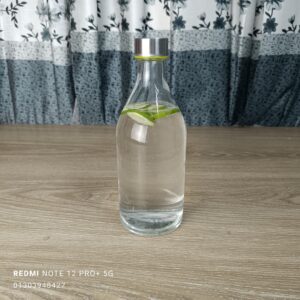 Round Glass Water Bottol 1000ml