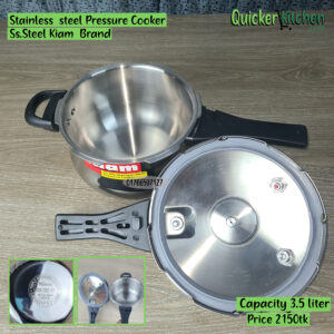 Kiam Stainless steel Pressure cooker 3.5liter