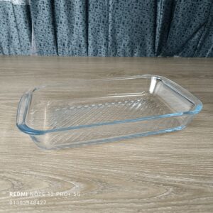 Borosilicat Glass 3liter serving Dish (400'c)