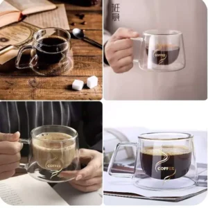 150 ml Double wall Coffee mug