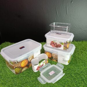 4 pcs Acrylic Food Container